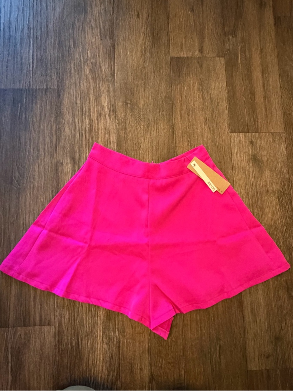 NWT Do + Be Collection Hot Pink Coastal Cowgirl Flare Shorts Size  Small - Picture 2 of 10